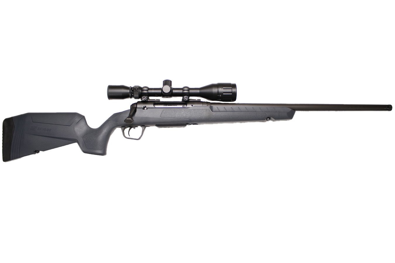 Savage AXIS II 30-06 Springfield Bolt-Action Rifle with Heavy Barrel, Bushnell Scope and Black/Synthetic Gray Stock